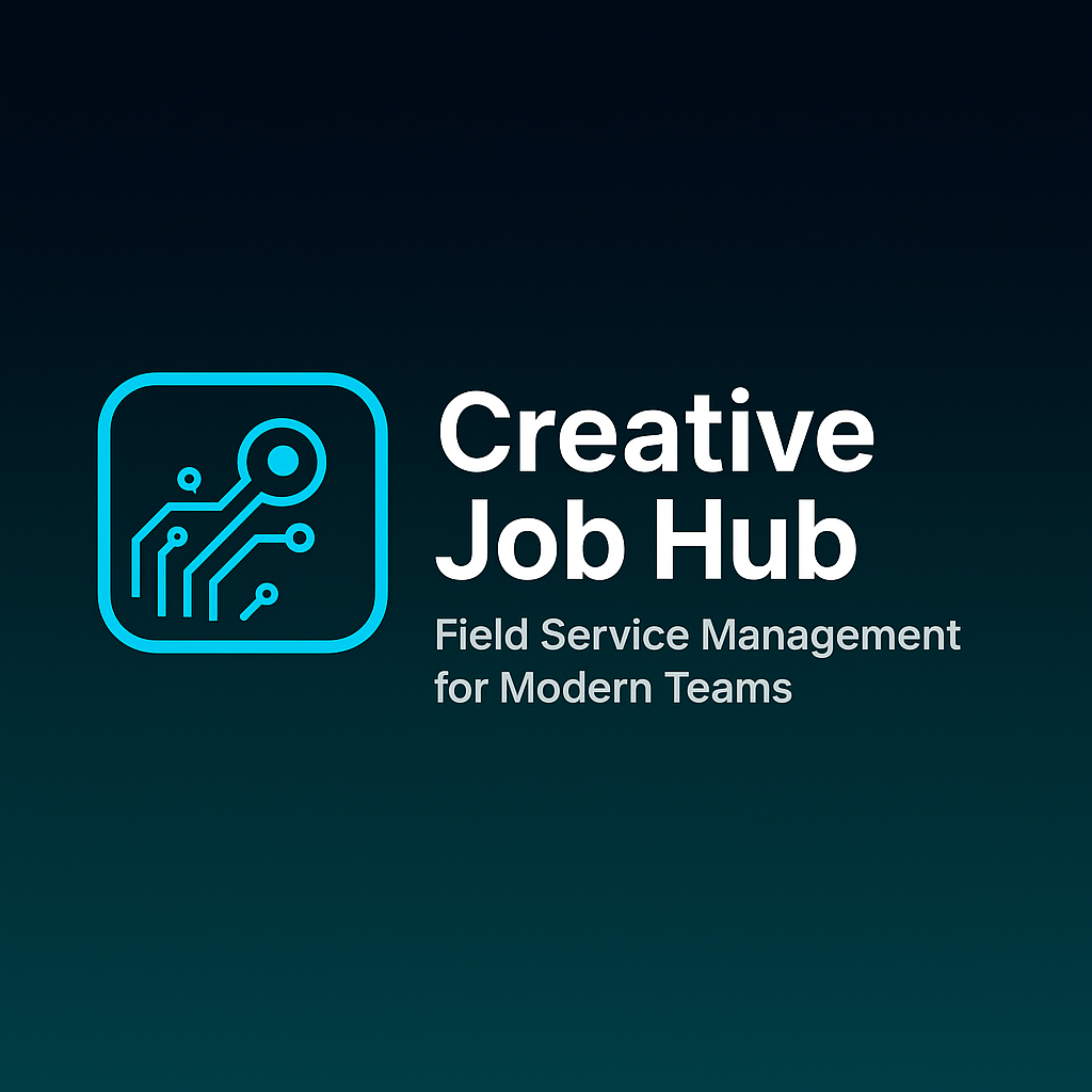 Field service scheduling and mobile app screenshot